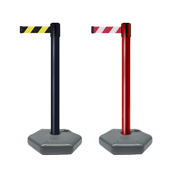 3.65m Outdoor Tensabarrier® Retractable Barrier in 4 Popular Colours